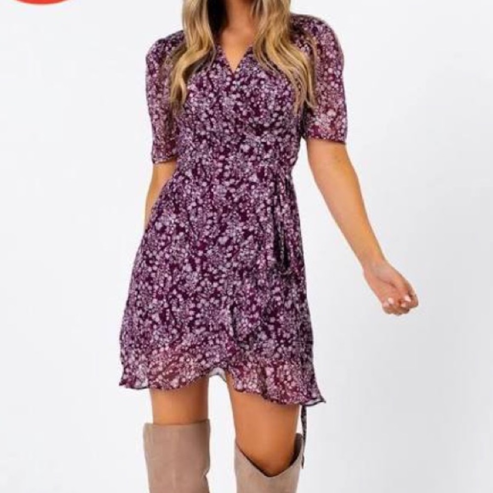 Francesca’s Miami Albany Wrap Dress (NEW W/ TAGS)